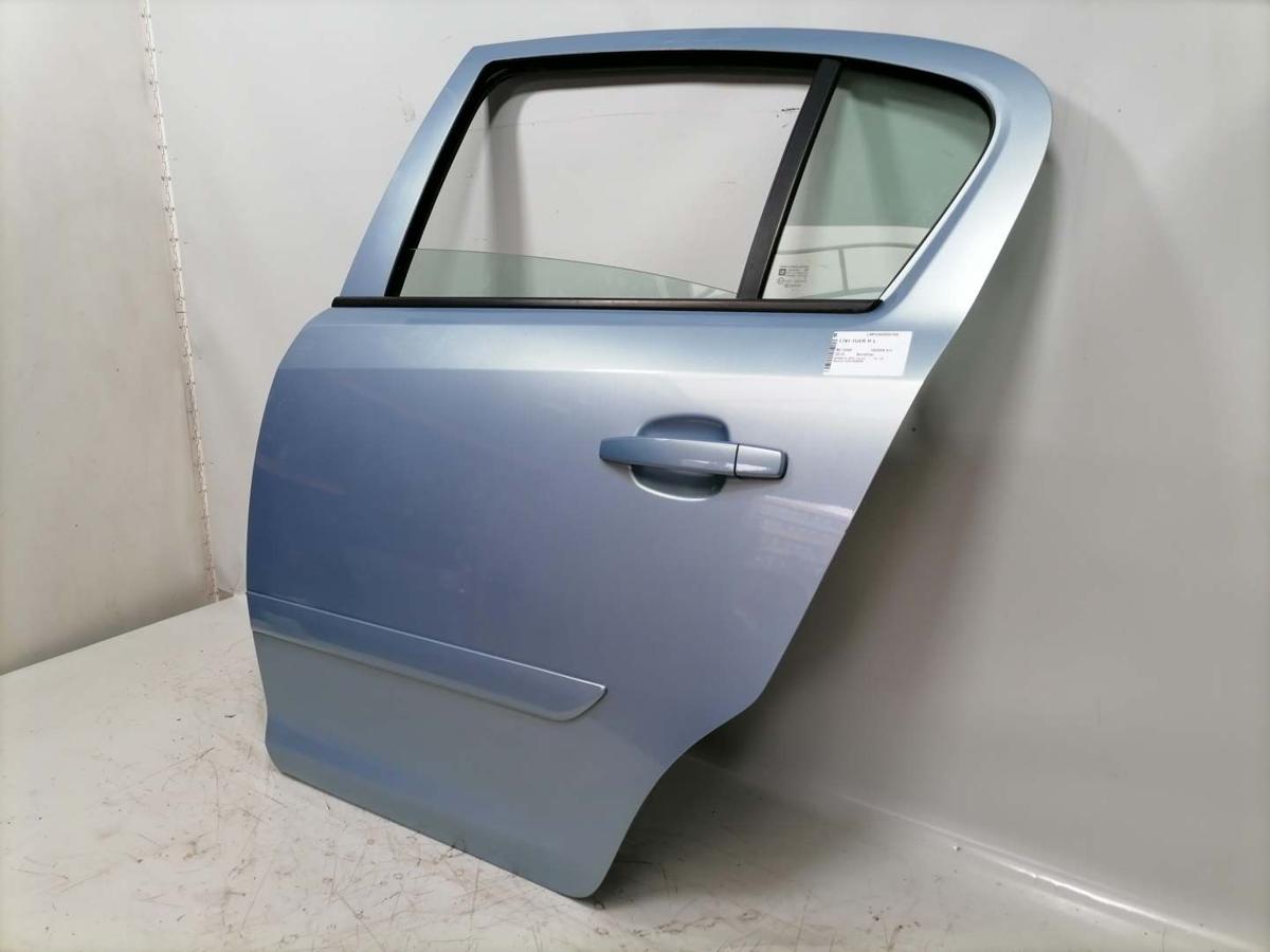 Opel Corsa D original Tür hinten links Z21C Aeroblau Rohbau BJ08